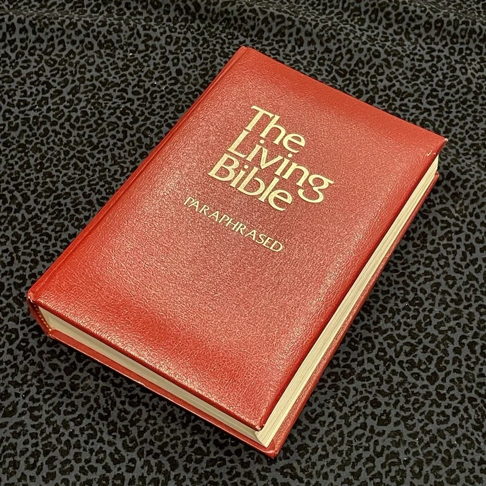 Vintage The Living Bible Paraphrased 1971 Guideposts Hardcover